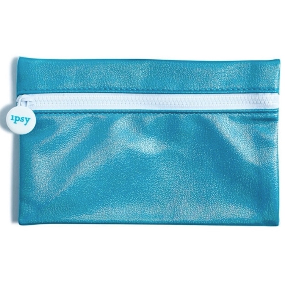 Blue Holographic Ipsy Cosmetic Bag